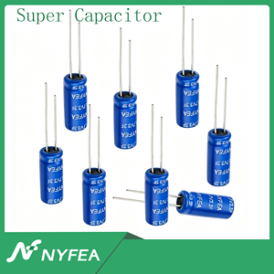Supercondensateurs NYFEA 2.7V 3.3F NR2R7L335S-P0820 à montage traversant 8x20mm -40~70°C pour applications automobiles haute fréquence NR2R7L335S - Product Image 2