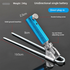 Equipo de pesca colorido al por mayor, suministros de alta pesca, base de torreta ajustable Universal montada en el suelo, soporte de caña de pescar - Product Image 6