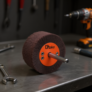 Ttake Flap Wheel 80x50x6 Mm With 6Mm Shank Polishing Pad - Product Image 3