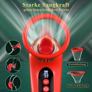 Лидер продаж, реалистичный вибратор для облизывания языка, секс-игрушки для женщин, мастурбации, Стимулятор точки G, клитора, массажер для сосков - Product Image 5