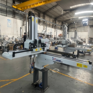 Robot linéaire à moteur servo Xiangwei, double <span class=keywords><strong>bras</strong></span> mécanique, manipulateur de composants de moulage par injection <span class=keywords><strong>5</strong></span> <span class=keywords><strong>axes</strong></span>, 3750W IP67 - Product Image 5