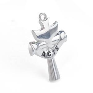 Colgante de Cruz Dove Acts de 36mm con símbolo del <span class=keywords><strong>Espíritu</strong></span> <span class=keywords><strong>Santo</strong></span> en plata - Product Image 3