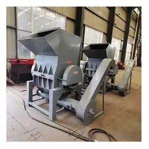 Strong Power Plastic Crusher / Waste Plastic Pieces Plastic Flake Cutter Crusher Machine