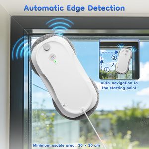 Robot de nettoyage de vitres intelligent électrique entièrement automatique, aspirateur de vitres pour usage domestique AU EU RU avec télécommande - Product Image 5