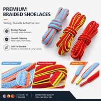 Lacets de sport ronds personnalisés en gros, lacets de sport assortis aux couleurs pour baskets de course OEM ODM Mingjia