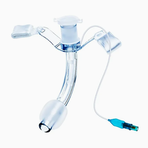 Gmedisys CTT Cuffed <span class=keywords><strong>Tracheostomy</strong></span> <span class=keywords><strong>Tube</strong></span> Rounded Tip 2.5mm~11mm Alat Bedah Transparan Sekali Pakai Bersertifikat CE - Product Image 1