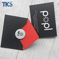 Autocollant intelligent NFC-Partage de liens de médias sociaux programmables | Étiquette de téléphone époxy pour carte de visite numérique et profil de contact