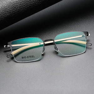 Oscare Gafas de Metal Retro de Diseñador de Lujo de Alta Gama, Lentes Clásicas Antiluz Azul, Monturas de Gafas para Hombre, 2017 - Product Image 2