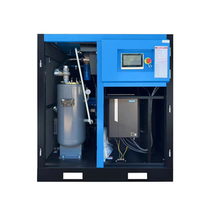 Compresseur d'air rotatif à vis industriel lubrifié et refroidi par air de 7,5 kW, 15 kW, 22 kW, 220 V, 380 V - Product Image 4