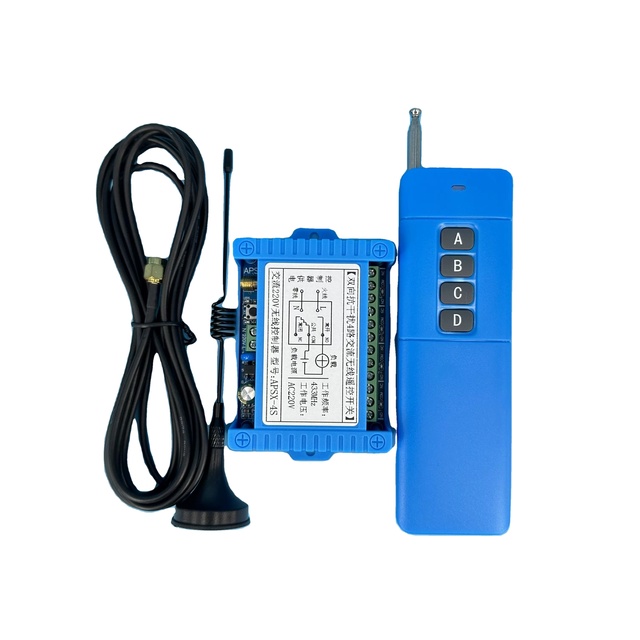 AC 220V Bidirectional Remote Control, FSK Receiver, Long Distance Anti-Interference, APSX-4S