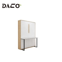 Lit intelligent avec inclinaison verticale pour gagner de l'espace, 50 cm, prix d'usine, moderne, lit caché pliable, avec bureau