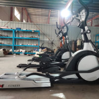Bicicleta Elíptica Comercial de Acero de Alta Resistencia con Sistema de Frenado Autogenerado |   Duradero, soporta un peso máximo de 400 lb, unisex, para gimnasio y hogar