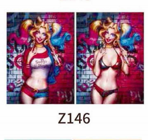 Chất lượng cao thay đổi hiệu ứng 3D Poster với thiết kế cô gái sexy lenticular 3D hình ảnh của Harley <span class=keywords><strong>Quinn</strong></span> - Product Image 4