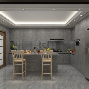 Armoire moderne de luxe en contreplaqué imperméable, personnalisable, protection de l'environnement, grand rangement, multifonctionnelle, facile à nettoyer - Product Image 1