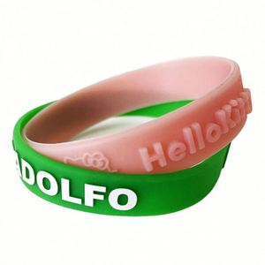 Pulsera Deportiva de Silicona Ecológica con Logotipo Personalizado en Relieve, Color Pantone Personalizado y Regalo Promocional - Product Image 3