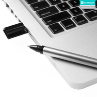 Pena Bolpoin Stylus Logam Logo Kustom 3-in-1 2.0 3.0 128MB-128GB USB Flash Drive USB Memory Stick Pen Drive Hadiah Promosi