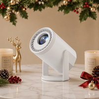 Mini projecteur Turn1, fabrication OEM, portable, LCD, Android 14, 200 ANSI, 720P natif, WiFi 6, 5.2, 50000H, LED, en stock, cadeau de vacances