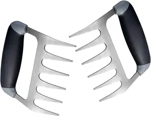 Ultimate Metal Meat Claws, Heavy-Duty Grilling Meat Claws for Barbeque and Grill, Made of Heat Resistant