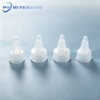 Vente d'usine Bouchon à visser en plastique 24 mm Bouchon compte-gouttes pour bocaux et bouteilles Disponible en tailles 18 mm et 20 mm Matière PP