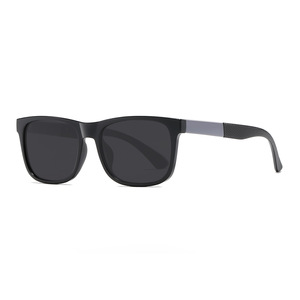 Lunettes de soleil polarisées Dilisha pour hommes, monture noire en PC, verres TAC, protection UV400, type 3, pare-soleil - Product Image 2