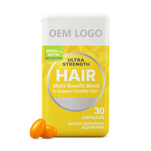 Gommes pour la croissance des cheveux avec biotine, kératine et mélange multivitaminé pour des cheveux plus forts et plus longs, vitamines pour adultes - Product Image 1