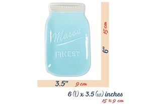 Repose-cuillère bleu Mason Jar-porte-cuillère de cuisine pour cuisinière porte-louche en céramique assiette à bonbons - Product Image 2