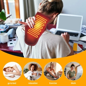 Coussin chauffant pour la tête, enveloppements de voyage en voiture, soulagement de la douleur, compresse chaude, chauffage en céramique certifié CE, douleur, raideur, spondylose cervicale - Product Image 5