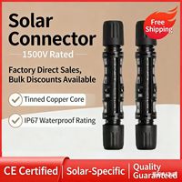 Sistema de Energía Solar IP67 para Conector CC de 2-8 Pines, Macho/Hembra, 1000V 50A, Cobre, Impermeable