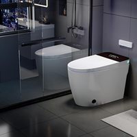 Toilettes intelligentes IPX4 en gros, WC monobloc moderne à poser au sol avec chasse d'eau automatique pour appartement