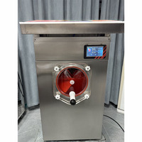 Machine à Granita Commerciale Professionnelle 80L/H à Réservoir Unique pour Smoothies, Boissons Alcoolisées Glacées, Margaritas et Granitas
