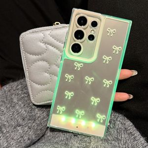 Funda para Teléfono Samsung Galaxy S25 con Indicador Luminoso de Llamadas, Diseño de Lazo Moderno y Popular en TikTok - Product Image 1