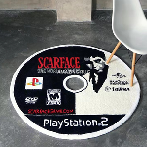 Alfombra de diseño de CD, Logo personalizado, forma única, para suelo - Product Image 2