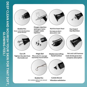 BtwOEM 10 en 1, Máquina de Belleza Profesional Pearl, Estación de Limpieza Facial Hydra Aqua, Minimiza Poros, Nutre la Piel, para Salón - Product Image 4