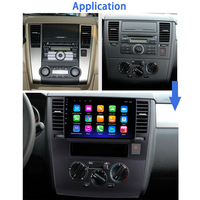 Autoradio Android 10.0, octa-core, Navigation GPS, vidéo, IPS, Carplay, sans fil, Wifi, stéréo, pour voiture Nissan Tiida, ver, 2005 (2011)
