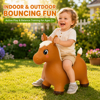 Jouets gonflables pour tout-petits, cheval sauteur spatial, fournis directement par l'usine