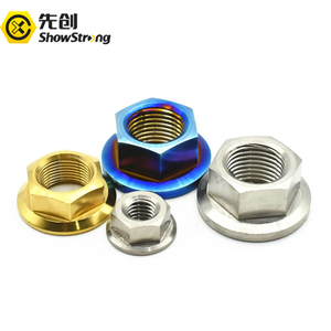 Tuercas de brida hexagonal de aleación de titanio T4 para motocicleta, accesorios para bicicleta, <span class=keywords><strong>freno</strong></span> de bicicleta, Grado 5 - Product Image 6