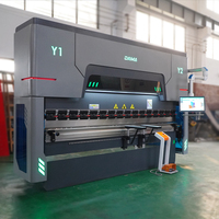 Hanrui bon prix presse plieuse hydraulique 125T 3200mm presse plieuse électrique CNC métal acier machine à cintrer avec contrôleur ET18
