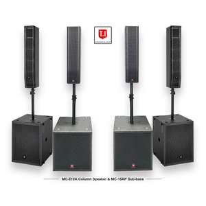 <span class=keywords><strong>MC</strong></span>-15AP T.I Pro Audio, Sistema de Sonido Activo de 15 Pulgadas, 500W RMS, 2000W Pico, Resistente al Agua, para <span class=keywords><strong>DJ</strong></span>, Conciertos, Altavoces Completos - Product Image 1
