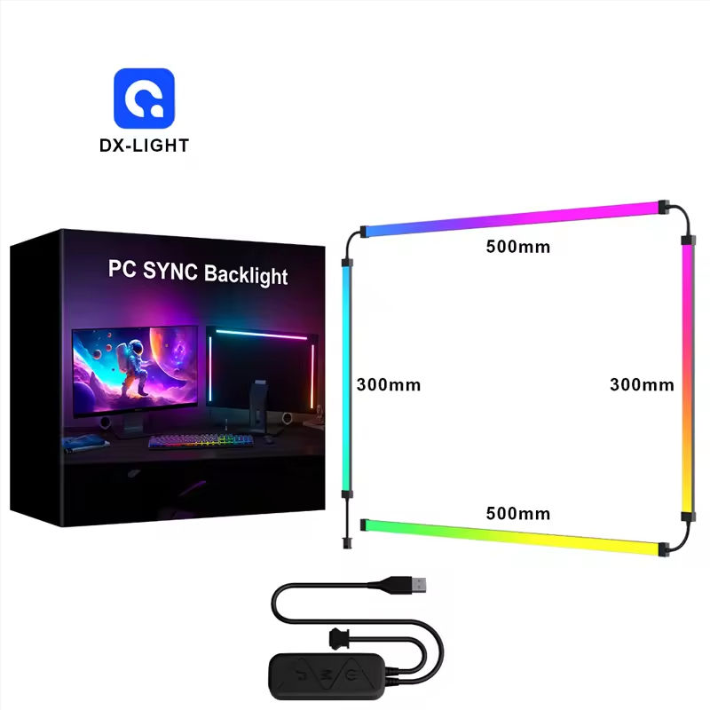 Black 27 inches -4 sides-silicone sleeve