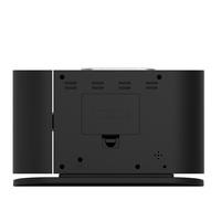Réveil à projection BALDR avec grand écran LCD, horloge de bureau numérique avec température