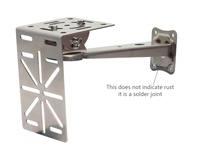 Support mural d'angle extérieur en métal de 25 cm pour caméra de sécurité CCTV, adaptateur de fixation, support d'extension CCTV, accessoire de surveillance