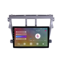 Autoradio multimédia vidéo GPS Android 14 pour Toyota Vios Yaris 2008-2013, lecteur DVD de voiture pas cher sans 2DIN