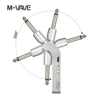 M-VAVE WP-1 2.4G Sistem Gitar Nirkabel Pemancar Penerima Isi Ulang Jangkauan Transmisi 30M Gitar Bass Elektrik Logam