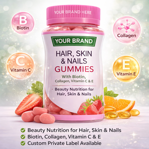 Permen Kolagen Anti-Penuaan Biotin untuk Keseimbangan Kewanitaan, Kecantikan Rambut dan Kuku, Pemutih Kulit Wanita - Product Image 3