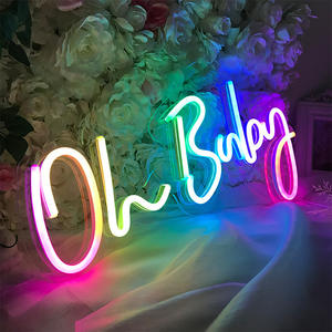 Letrero de Neón LED RGB 3D Personalizable para Uso en Interiores/Exteriores, Producción Rápida y Entrega Veloz, Luz Acrílica - Product Image 1