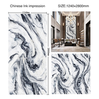 Panneau mural en PVC imperméable de 3 mm d'épaisseur, plaque UV résistante à l'humidité, feuille de marbre UV