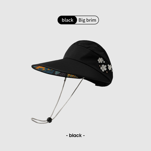 Venta al por mayor a prueba de viento cuerda viaje <span class=keywords><strong>visera</strong></span> gorras verano mujeres sol protección UV sombrero de <span class=keywords><strong>playa</strong></span> - Product Image 5