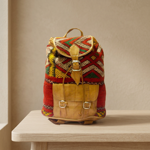 Sac à dos de voyage unisexe en cuir véritable fait main, style classique, durable, avec poignée souple et roulettes intégrées, fermeture éclair - Product Image 5