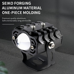 <b>Led</b> External Headlight 1 Lens Front For Motorcycle Retrofit Upgrade Dual Beam <b>Spot</b> Light - Product Image 5