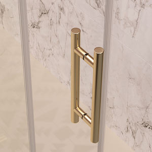 Paroi de <span class=keywords><strong>douche</strong></span> pliante sans cadre pour <span class=keywords><strong>baignoire</strong></span> d'appartement, en verre trempé de 10 mm, pour salle de bain, hôtel, vente en gros en usine - Product Image 4